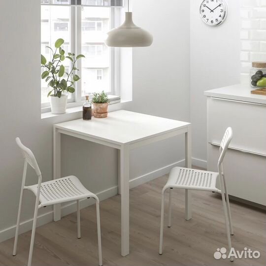 Стол IKEA melltorp + стул adde