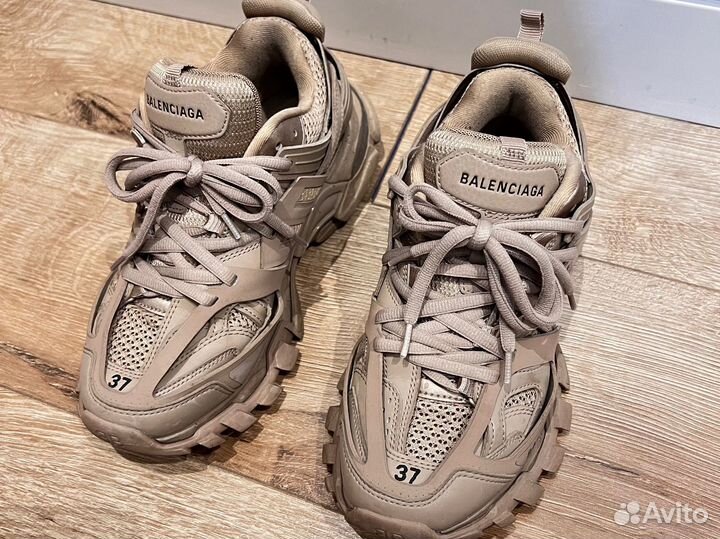 Кроссовки Balenciaga track 37 размер серо-розовые