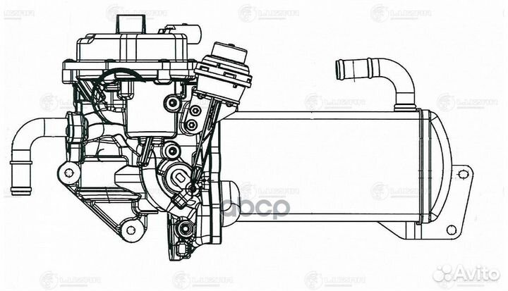 Клапан Egr С Теплообмен.vw Transporter 03- lreg