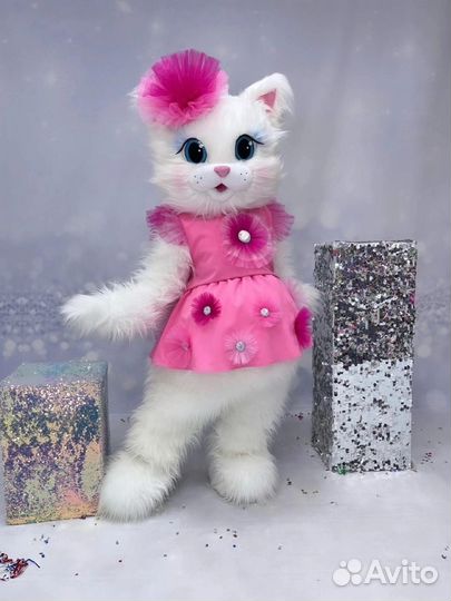 Ростовая кукла Кошечка белая