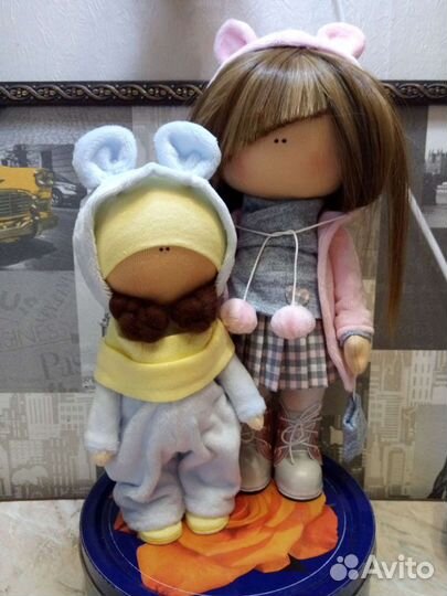 Интерьерная кукла ручной работы