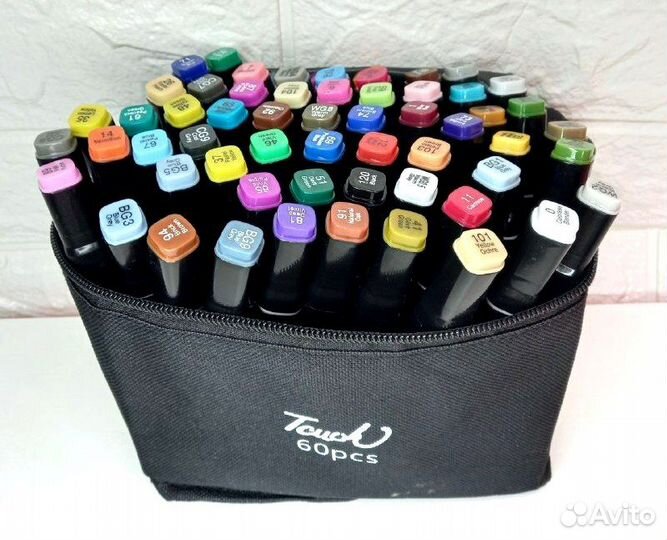 Маркеры для скетчинга 60 шт