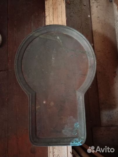 Медный поднос для самовара