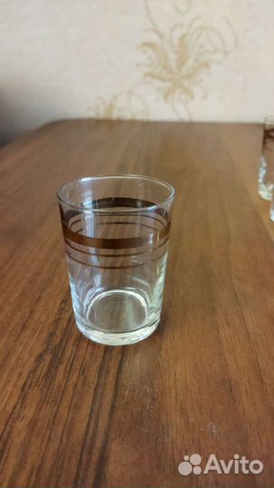 Хрустальные рюмки на ножке СССР и стопки