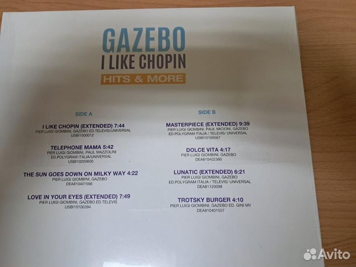 Gazebo I Like Chopin – Hits & More 1(LP)