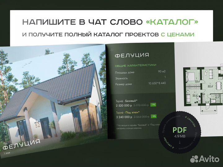 Дом с гаражом 140м2. Строительство под ключ