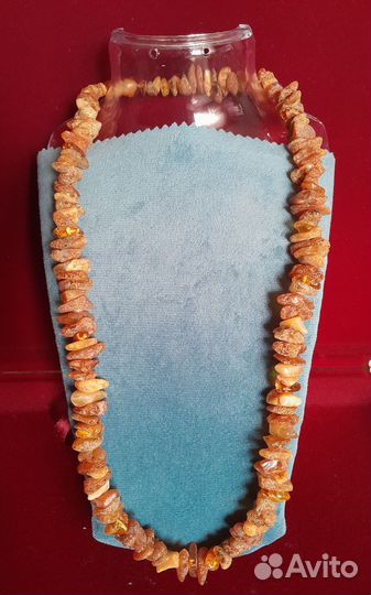 Бусы из натурального янтаря