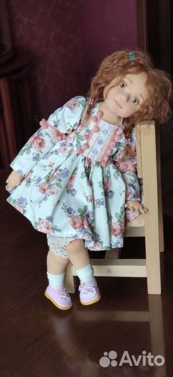 Интерьерная текстильная кукла ручной работы