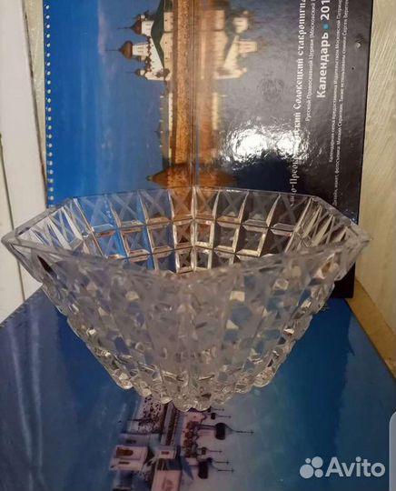 Ваза хрустальная