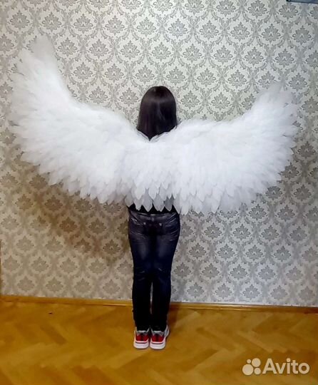 Крылья ангела белые средние