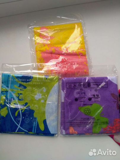 Шарф, повязка на голову, велосипедная