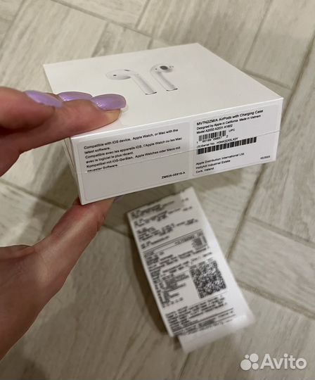 Наушники apple airpods 2 новые оригинал