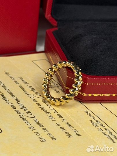 Кольцо clash de cartier золото 585 probe