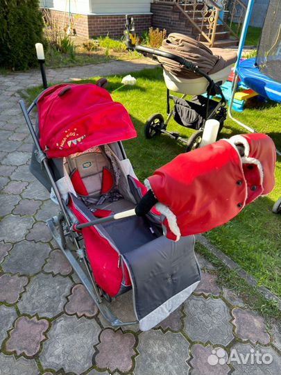 Санки коляска nika kids