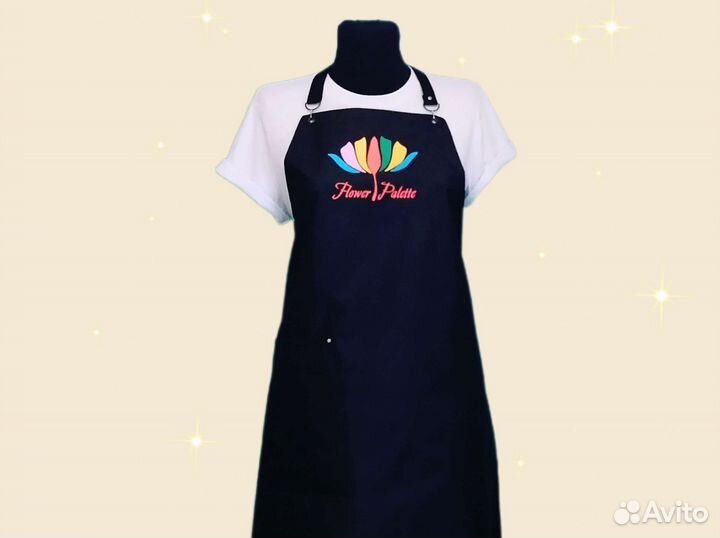 Фартук для флориста с логотипом