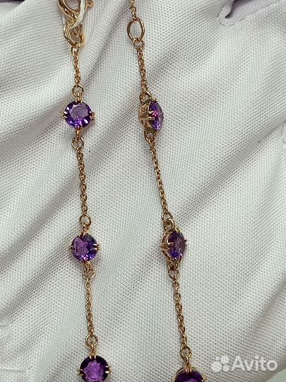 Золотой браслет с камнем