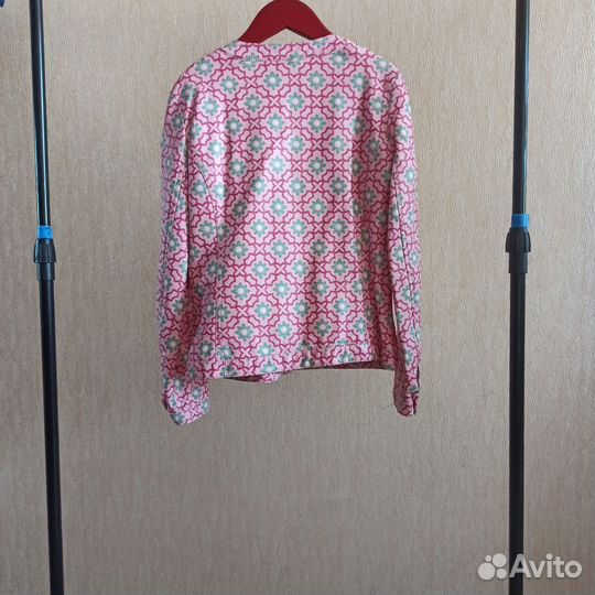 Куртка для девочки, 140 см, эко кожа, benetton
