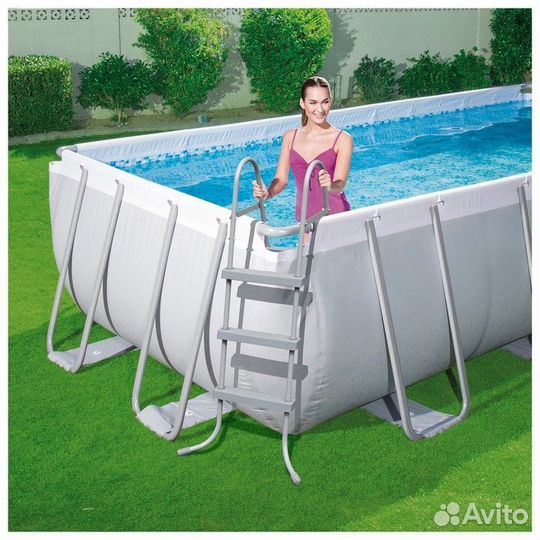 Бассейн каркасный прямоугольный Bestway Power Stee