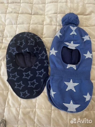 Шапка шлем Baby go зима 46-48