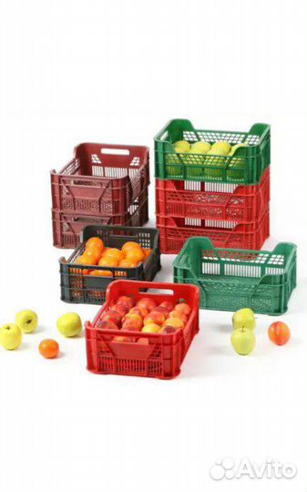 Ящики пластмассовые и деревянные