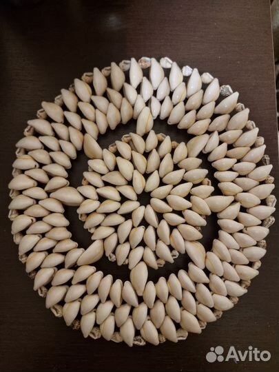 Подставка под горячее из ракушек