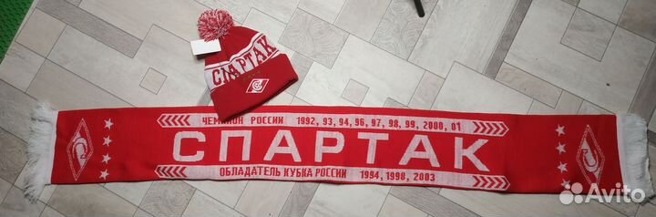 Шапка+шарф Спартак