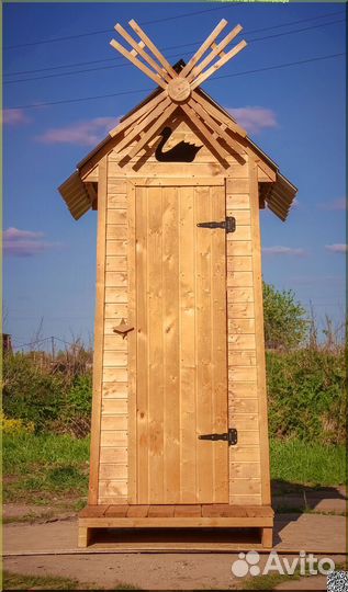 Дачный туалет с установкой