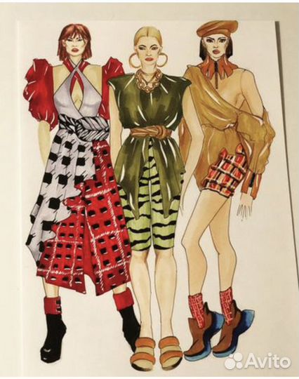 Дизайнер одежды.Разработка эскиза