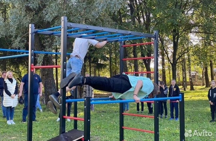 Воркаут площадка sswa турник брусья рукоход