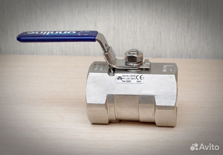 Краны шаровые латунь, нерж. DN50, DN20, DN10