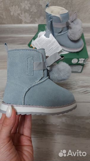 Сапоги зимние новые натуральные Tombi р-р21