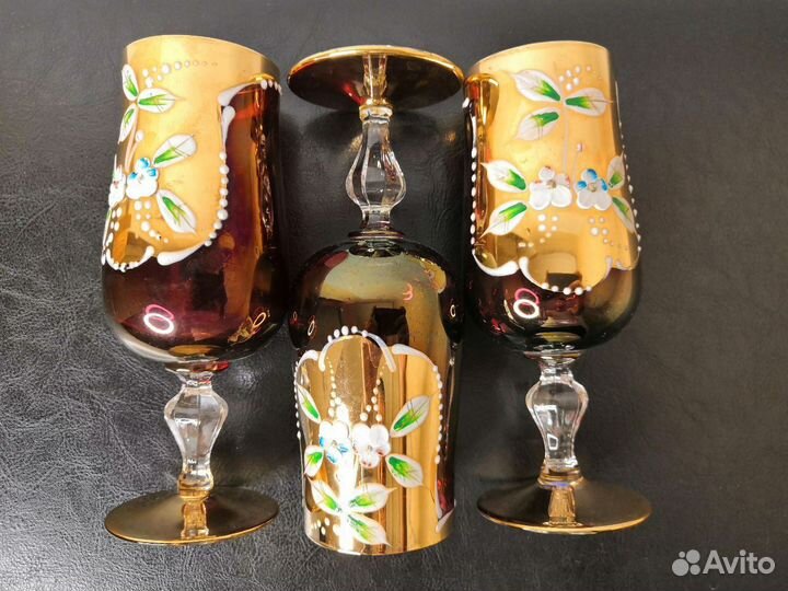 Бокалы для вина богемия СССР