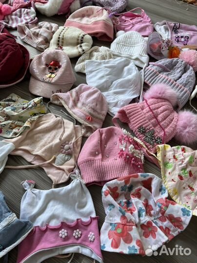 Шапки детские zara hm reike от рождения до 2 лет