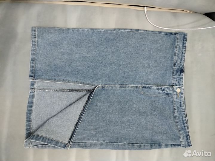 Джинсовая юбка длинная