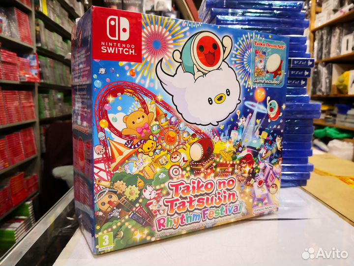 Барабан Taiko Drum Nintendo Switch