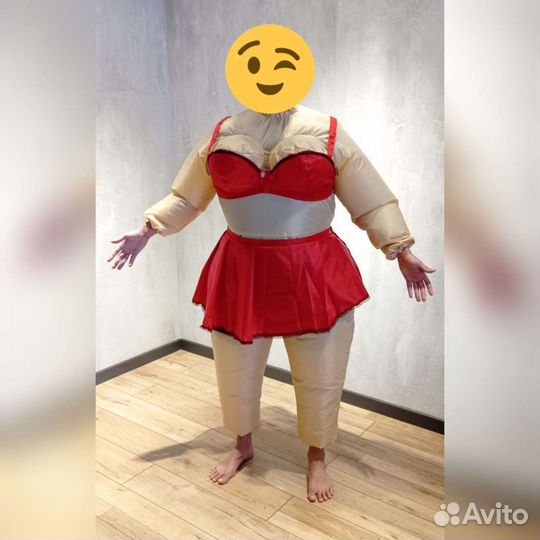 Прокат Надувной костюм взрослый ростовой аниматор