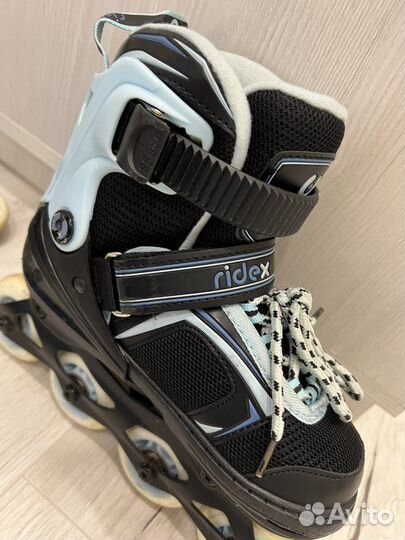 Ролики детские раздвижные 30-33, защита и шлем