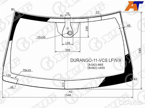 Стекло лобовое jeep grand cherokee