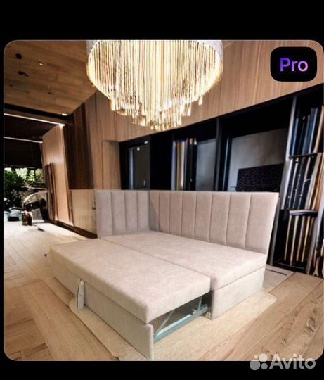 Угловая кровать с дополнительным спальным местом