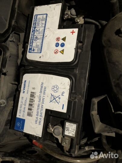 Аккумулятор Mercedes-Benz Varta AGM 80Ач 800А