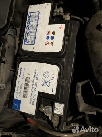 Аккумулятор Mercedes-Benz Varta AGM 80Ач 800А