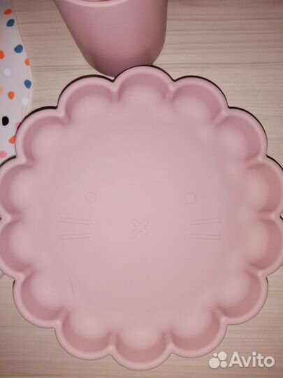 Силиконовая посуда детская, новая