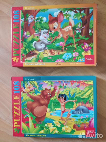 Пазлы разной сложности