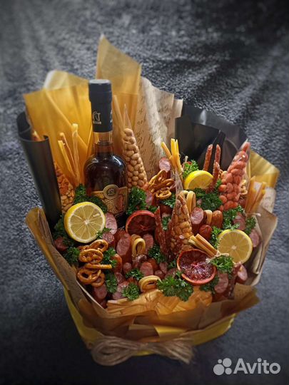 Изготовление съедобных букетов