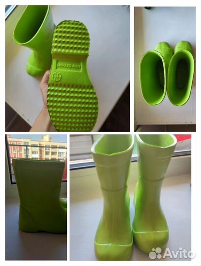 Детские резиновые сапоги 22 размер без утеплителя