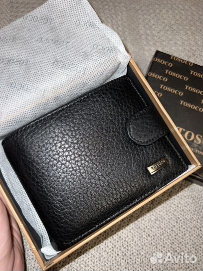Кошелек мужской кожаный новый