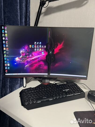 Игровой монитор на запчасти