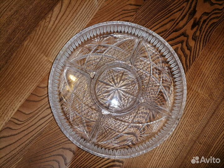 Хрустальная менажница