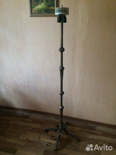 Бронзовый торшер СССР