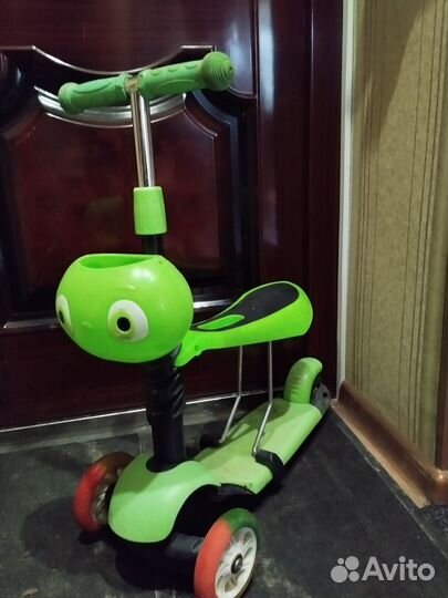 Самокат детский трехколесный бу